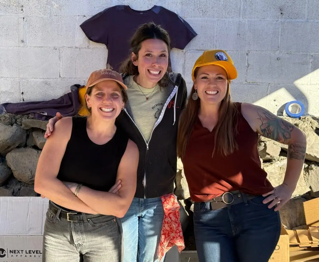 Little Loopers volunteers gathered at a community work day in June Lake