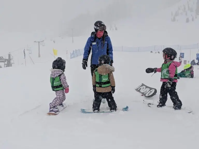 Children at a June Lake Little Loopers community event